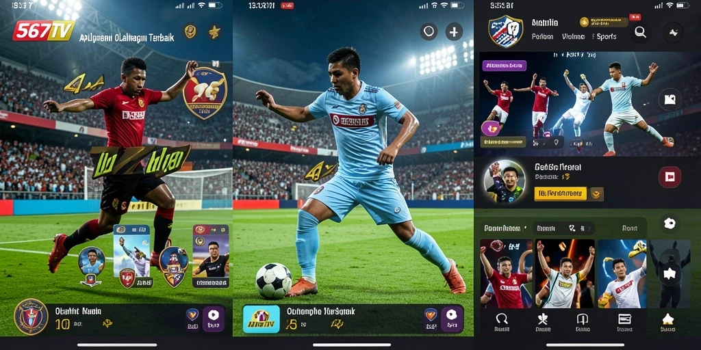 Gameplay seru dari 567TV dengan streaming olahraga langsung.