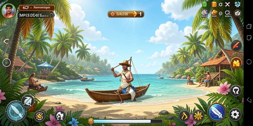 Tangkapan layar <strong>6CF</strong> menampilkan gameplay yang ceria dan menawan.