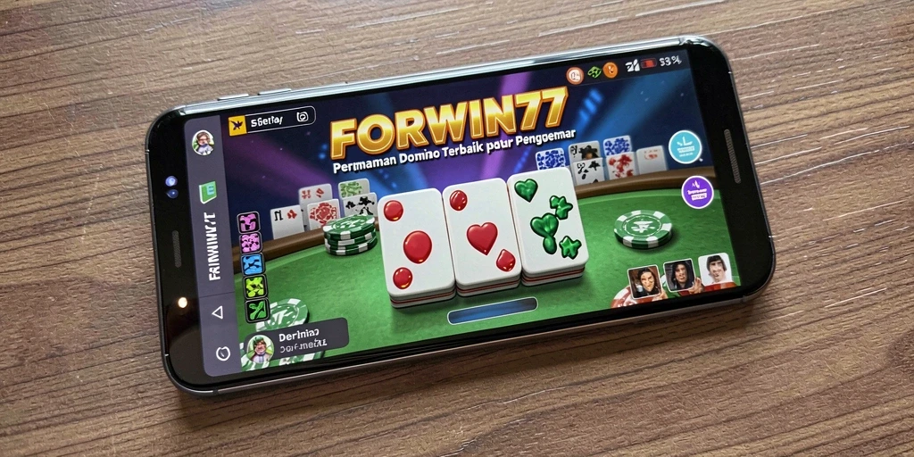 Screenshot gameplay Domino yang seru dan adiktif di FORWIN77.