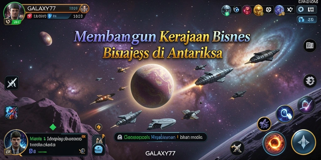 Tampilan gameplay GALAXY77 yang memukau dan mendebarkan.