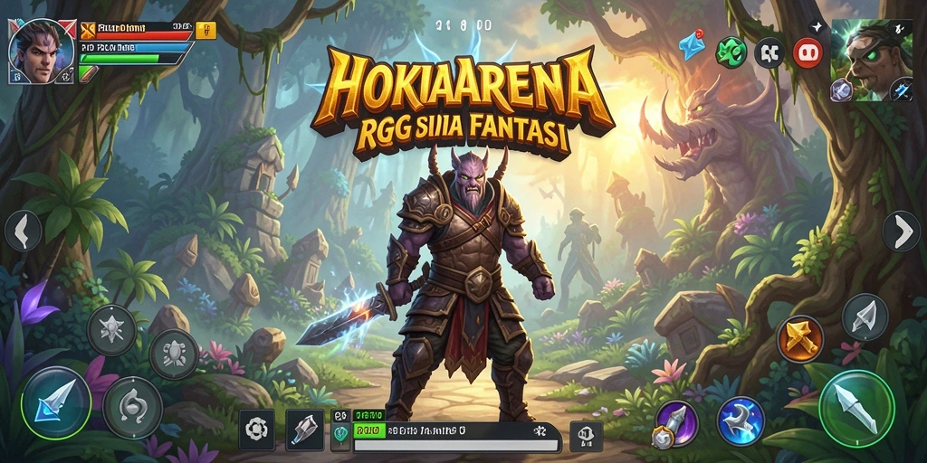 Tampilan gameplay HOKIARENA yang memikat dan seru.