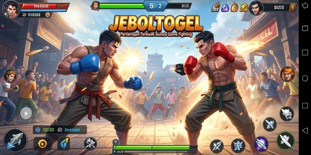 Tampilan screenshot JEBOLTOGEL menampilkan aksi pertarungan yang mendebarkan.