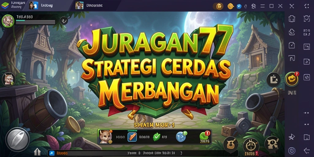 Tangkapan layar menampilkan pertarungan strategi yang intens dalam JURAGAN77.