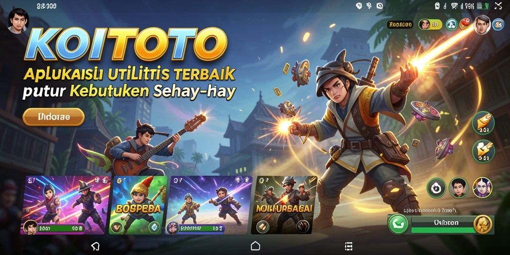 Tampilan intuitif aplikasi KOITOTO yang mempermudah pengelolaan tugas.