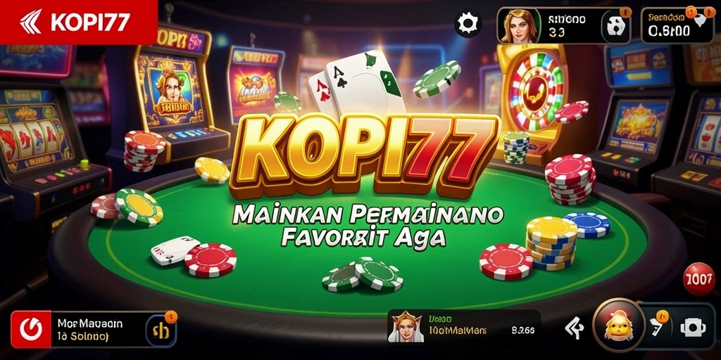 Tampilan gameplay seru dan berbagai pilihan permainan Kasino.
