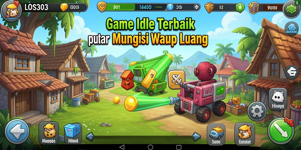 Screenshot menunjukkan gameplay santai dari LOS303 dengan elemen Idle.