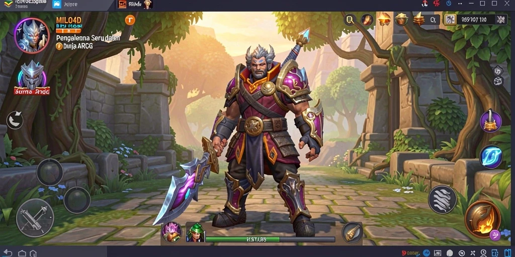 Tangkapan layar gameplay <strong>MILO4D</strong> menunjukkan pertarungan seru dalam dunia ARPG.