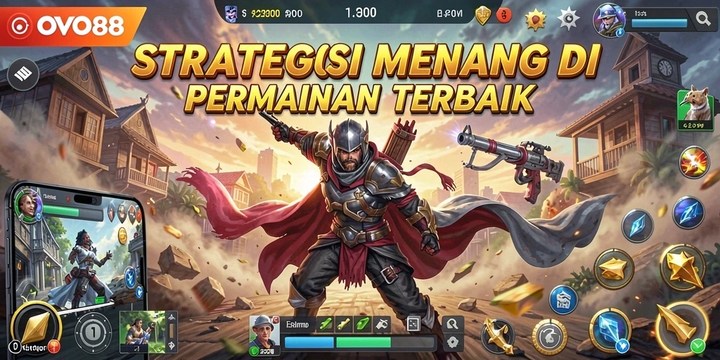 Tampilan gameplay OVO88 yang menegangkan dan strategis.