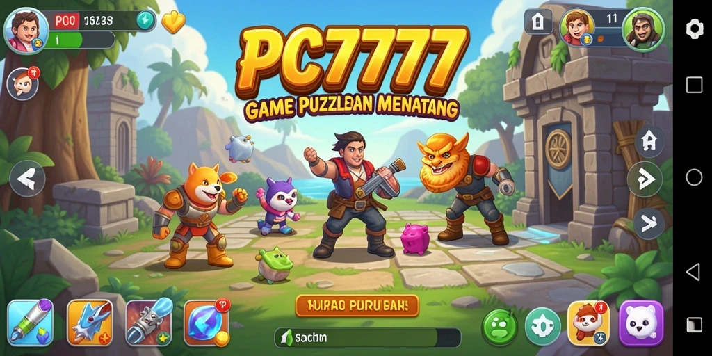 Tampilan gameplay PC777 yang menarik dan penuh tantangan puzzle.