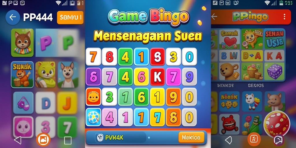 Tampilan gameplay Bingo yang mengasyikkan di PP444.