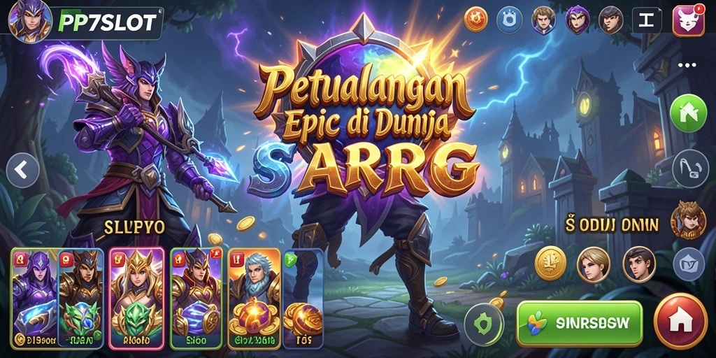 Gameplay seru dalam PP7SLOT dengan grafis menawan dan petualangan yang mendebarkan.