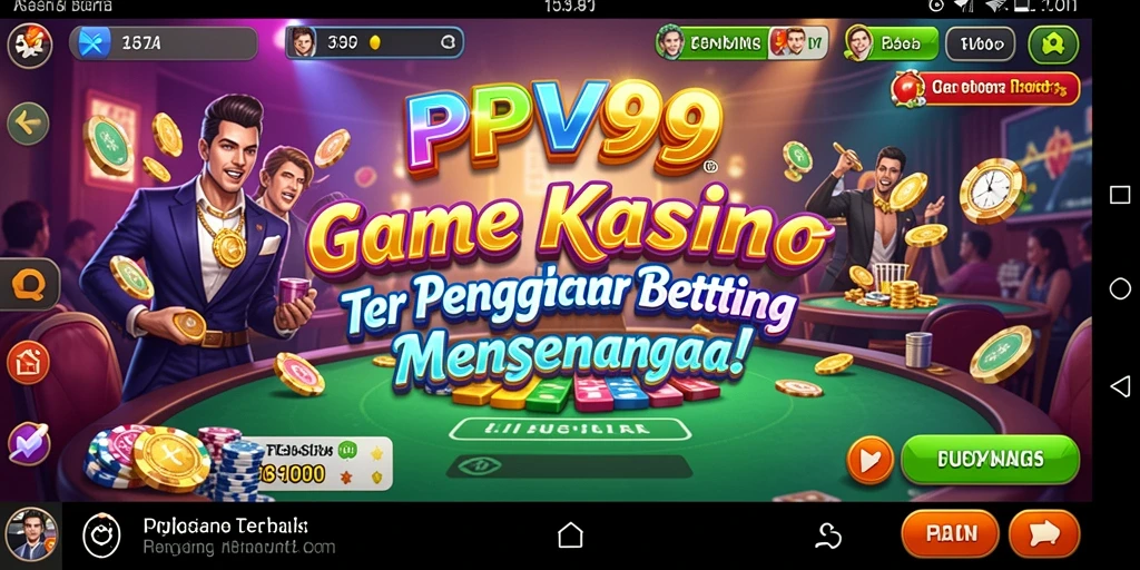 Tampilan gameplay Kasino yang menarik di PPV99.