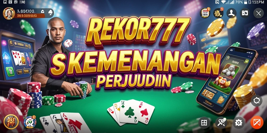 Tampilan gameplay yang menegangkan dari REKOR777.