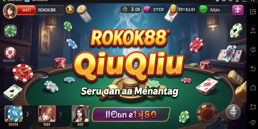 Tampilan gameplay yang intens di ROKOK88.