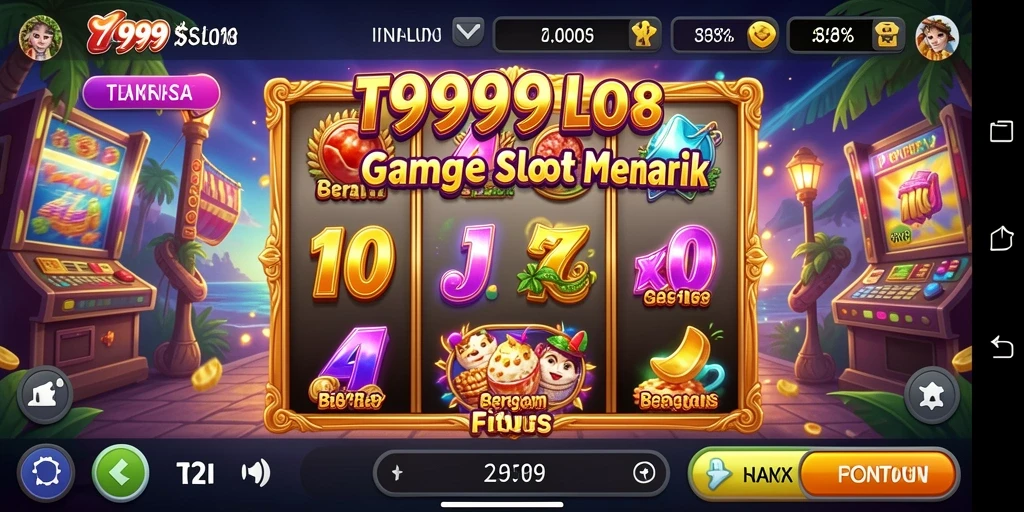Gameplay mengasyikkan dari game Slot T9999 yang penuh warna.