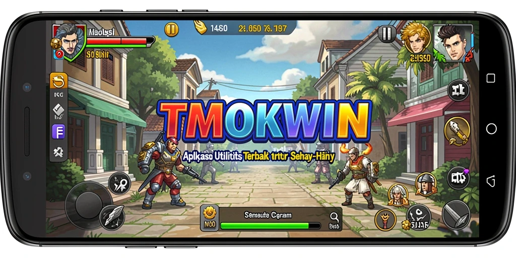 Tampilan antarmuka TMOKWIN yang sederhana dan fungsional.