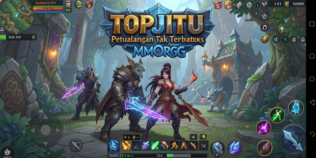 Gameplay menarik dalam dunia fantasi yang luas di TOPJITU.