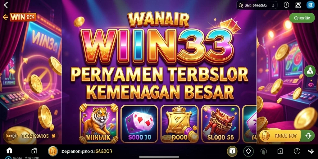 Tampilan gameplay Slot yang mendebarkan di WIN33.
